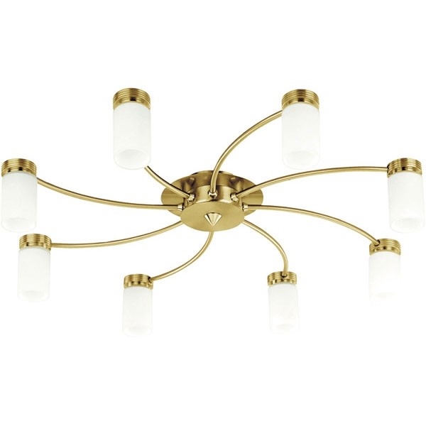 Потолочная люстра C1395 C1395BM.OM.8.SPL satin brass Потолочная люстра C1395 C1395BM.OM.8.SPL satin brass
