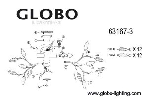 Потолочная люстра Giulietta 63167-3