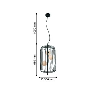 Подвесной светильник Margarita 2367-3P