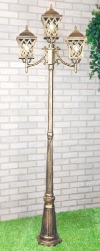 Наземный фонарь Cassiopeya Cassiopeya F/3 черное золото