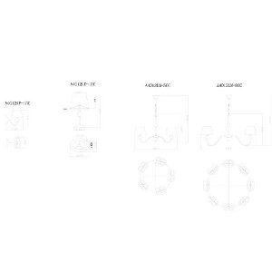 Интерьерная настольная лампа Turandot A4012LT-1CC