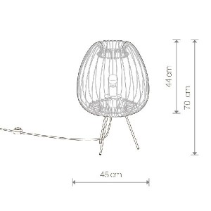 Интерьерная настольная лампа Muse 8872