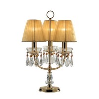 Интерьерная настольная лампа Murano 8192/P Gold