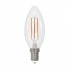 Лампочка светодиодная  LED-C35-9W/3000K/E14/CL/DIM GLA01TR картон