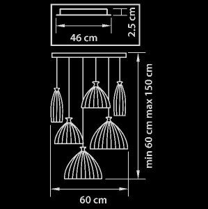 Подвесной светильник Agola 810160