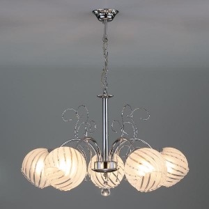 Подвесная люстра 30002 30002/5 хром