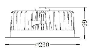 Точечный светильник COB 565184