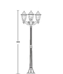 Наземный фонарь 79808M B Gb