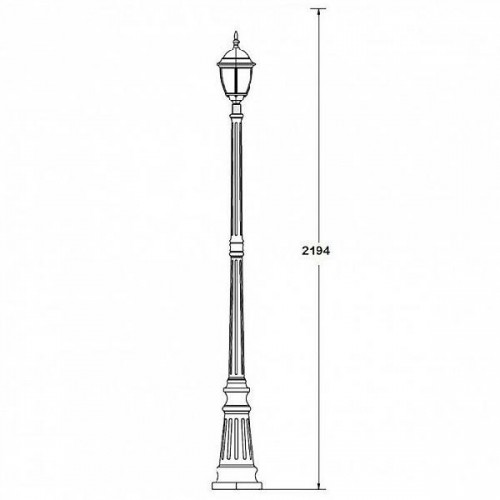Наземный фонарь  91209S Gb
