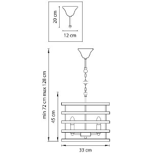 Подвесная люстра Epsilon 735030