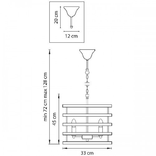 Подвесная люстра Epsilon 735030