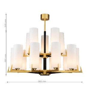 Подвесная люстра Maximo 2623-15P