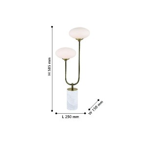 Интерьерная настольная лампа Pernetti 2513-2T