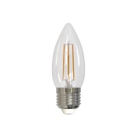 Лампочка светодиодная  LED-C35-9W/3000K/E27/CL PLS02WH картон