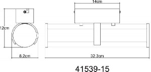 Бра Alcorcon 41539-15