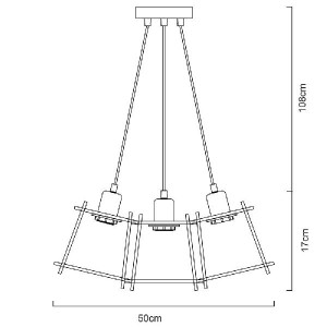 Подвесная люстра Conway A9469SP-5BK
