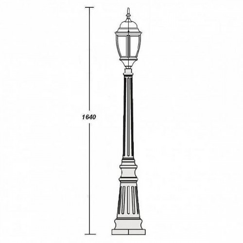 Наземный фонарь  91211L Bl