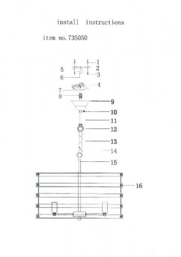 Подвесная люстра Epsilon 735050