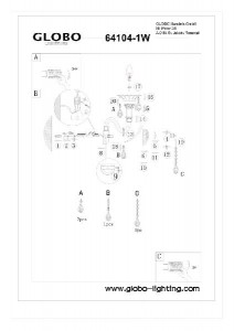 Бра Dunja 64104-1W