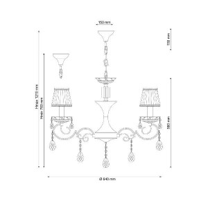 Подвесная люстра Il Bello IL BELLO 121.6