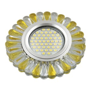 Точечный светильник Luciole DLS-L145 GU5.3 GLASSY/GOLD