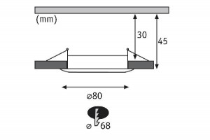 Точечный светильник 92824