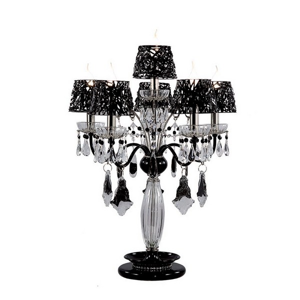 Интерьерная настольная лампа Murano 8196 Nikel