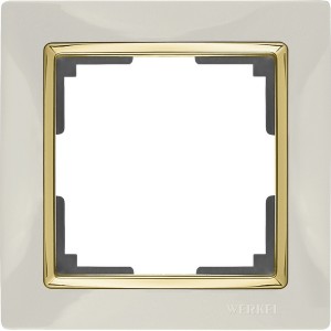 Рамка Слоновая Кость,Золото WL03-Frame-01-ivory-GD