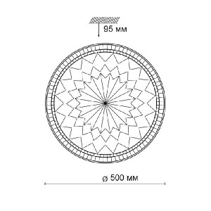 Настенно-потолочный светильник Degira 2082/EL