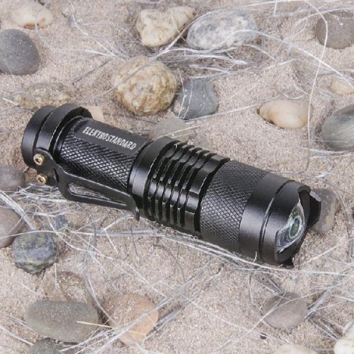 Ручной фонарь  FLS22-9,3-3W 01led BK Черный  (Twinkle)