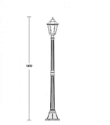 Наземный фонарь  79808M Bl