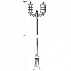 Наземный фонарь 81209 А Gb