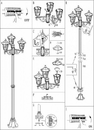 Наземный фонарь Laterna 5 22996