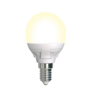 Лампочка светодиодная  LED-G45 7W/3000K/E14/FR/DIM PLP01WH картон