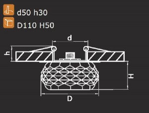 Точечный светильник Cesare 004252