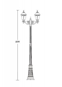 Наземный фонарь 89109S A Bl
