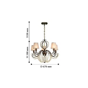 Подвесная люстра Lily 2305-5P