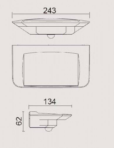 Настенный светильник уличный  P9014