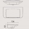 Настенный светильник уличный  P9014