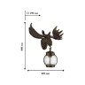 Настенный фонарь уличный Hunt 1848-1W