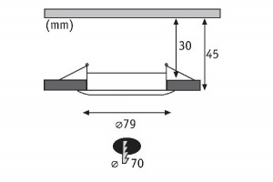 Точечный светильник 92826