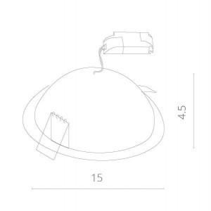 Точечный светильник Riflessione A7012PL-1WH
