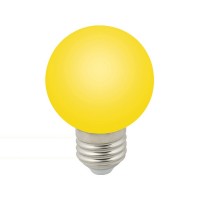 Лампочка светодиодная  LED-G60-3W/YELLOW/E27/FR/С