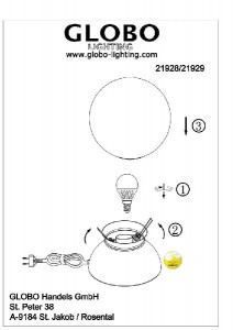 Интерьерная настольная лампа Kitty 21928