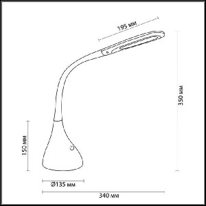 Офисная настольная лампа Marsu 3756/7TL