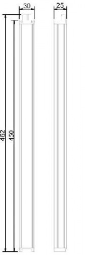 Настенно-потолочный светильник Cabinet luminaire square 687040