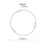 Настенно-потолочный светильник Greca 261