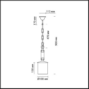 Подвесной светильник Fabo 2767/1