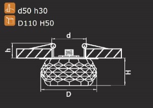 Точечный светильник Cesare 004254