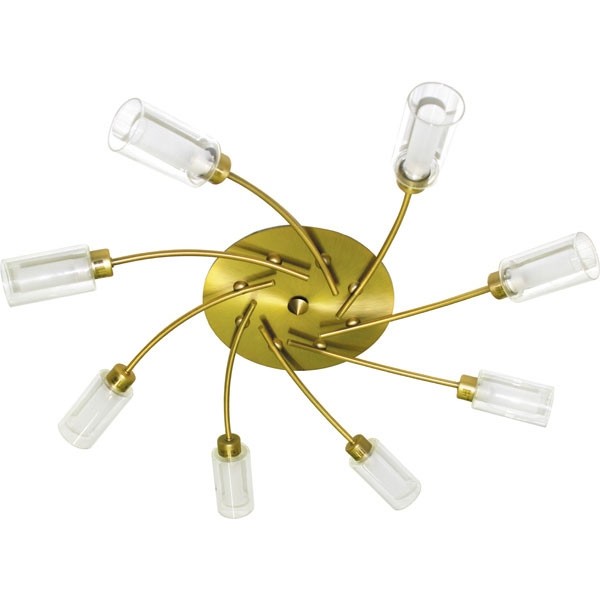 Потолочная люстра C3159 C3159 BM.8 satin brass Потолочная люстра C3159 C3159 BM.8 satin brass
